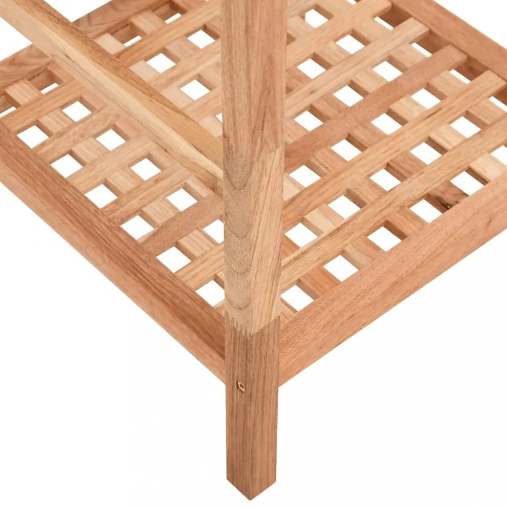 tömör diófa fürdőszobapolc 35,5 x 35,5 x 112,5 cm