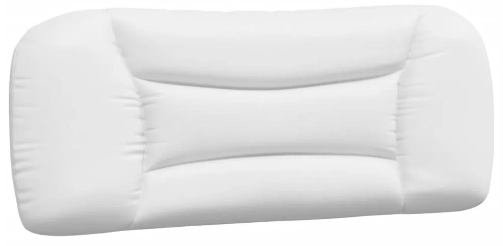 fehér és fekete műbőr ágykeret matrac nélkül Hvar 100x200 cm