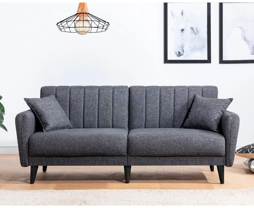 Ülőgarnitúra 3+1 Acanti (antracit). 1073345