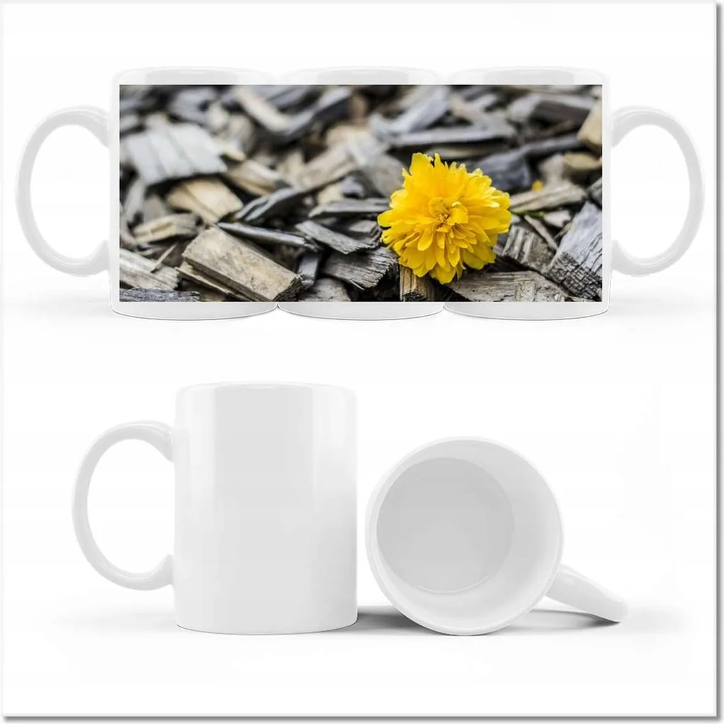 Tejes bögre faaprítékkal