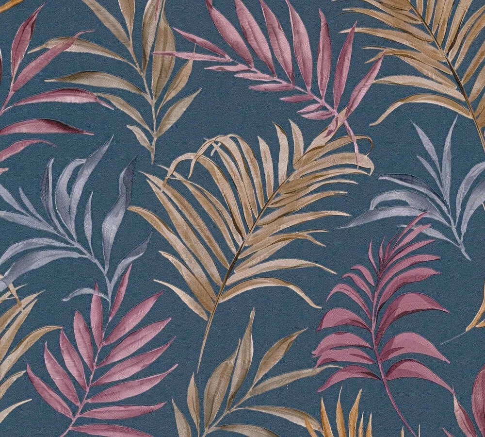 Vinil tapéta flizelin levelek kemény vinil