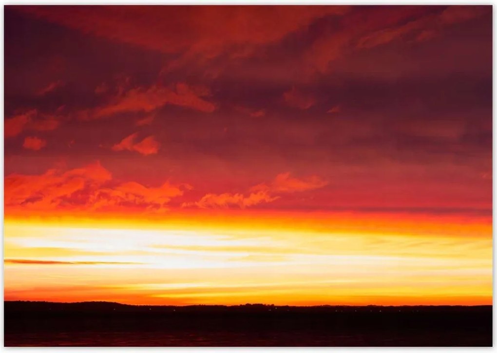 Poszterek 100x70 Sivatag naplemente