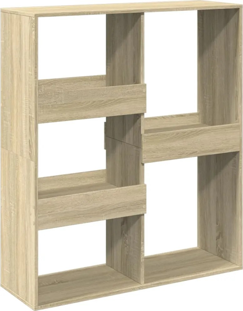 vidaXL sonoma tölgy színű térelválasztó könyvszekrény 100x33x115 cm