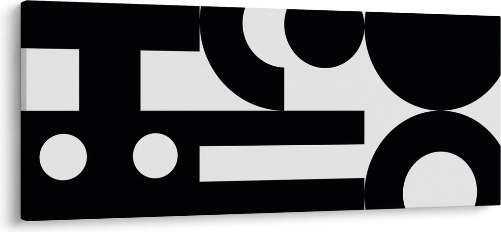 Kép - Geometriai absztrakció N⁰3 (120x50 cm)