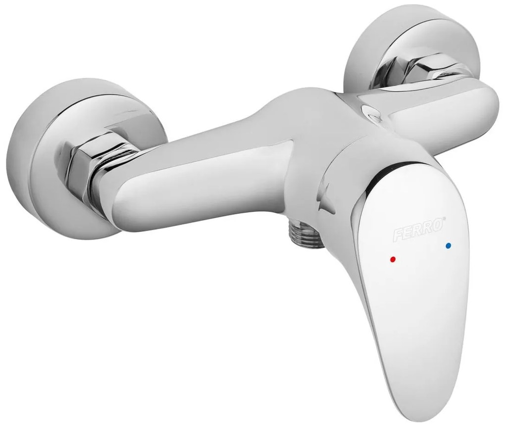FERRO - ONE zuhanycsaptelep, fényes króm
