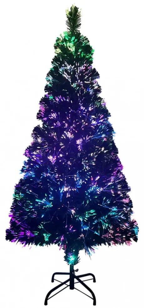 zöld száloptikás műkarácsonyfa állvánnyal 120 cm