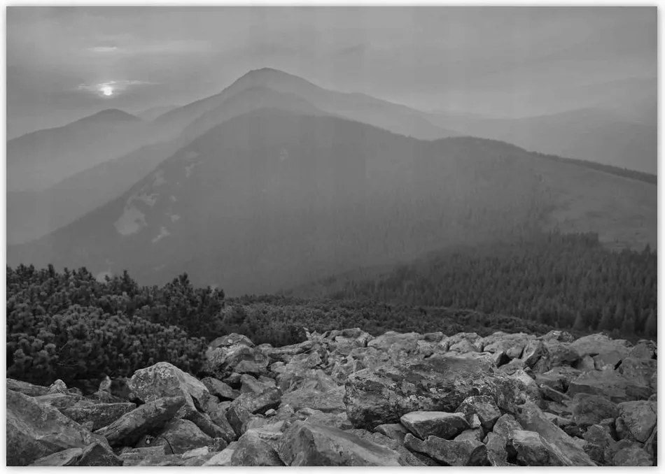 Poszterek A5 Szint Hegyi táj Tájkép