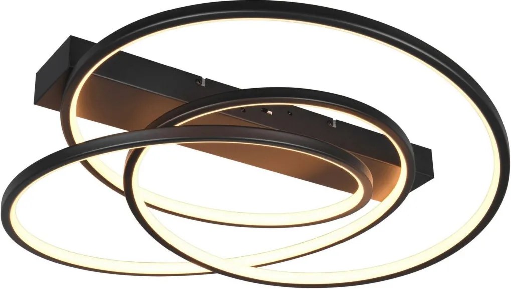 TRIO 649110132 DARVIN Modern LED Mennyezeti Lámpa Fekete LED IP20