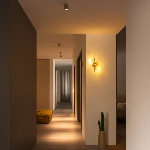 Brilagi - LED fali lámpatest MILLA 3xG9/3W/230V fekete króm/arany