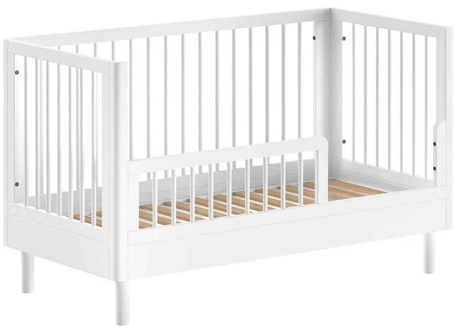 Fehér bükkfa babaágy 70x140 cm Forrest – Vipack