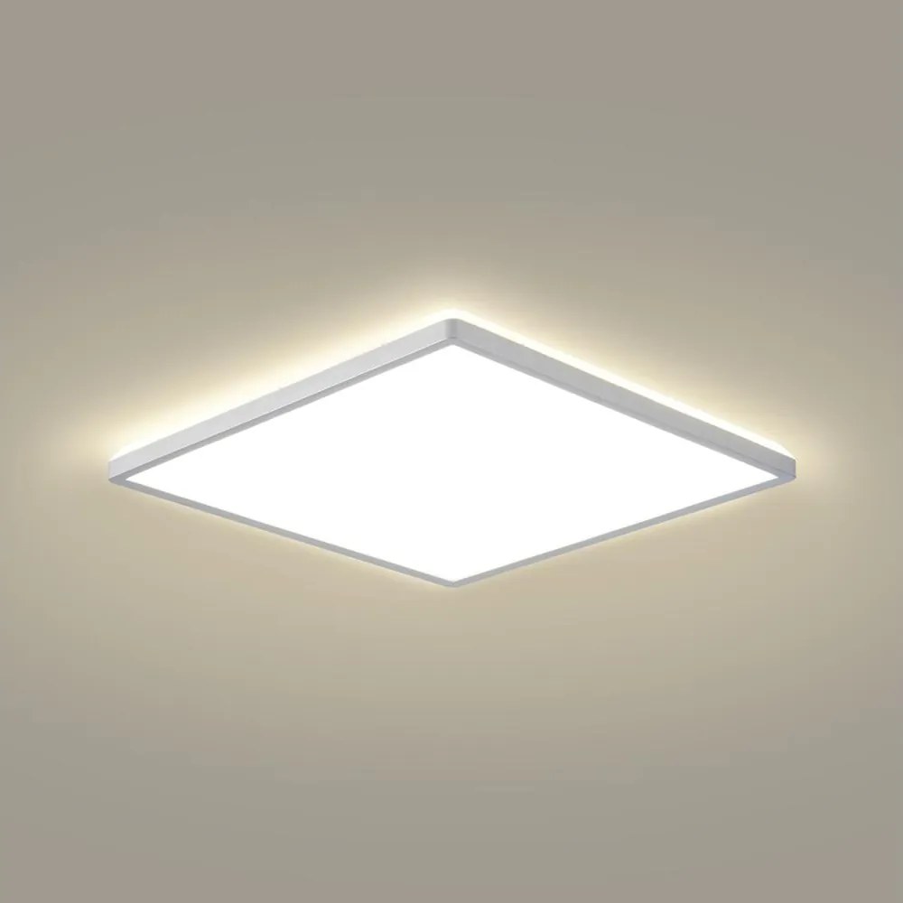 Brilagi - ULTRA SLIM LED/24W/230V fürdőszobai mennyezeti lámpa 42x42 cm ezüst IP54
