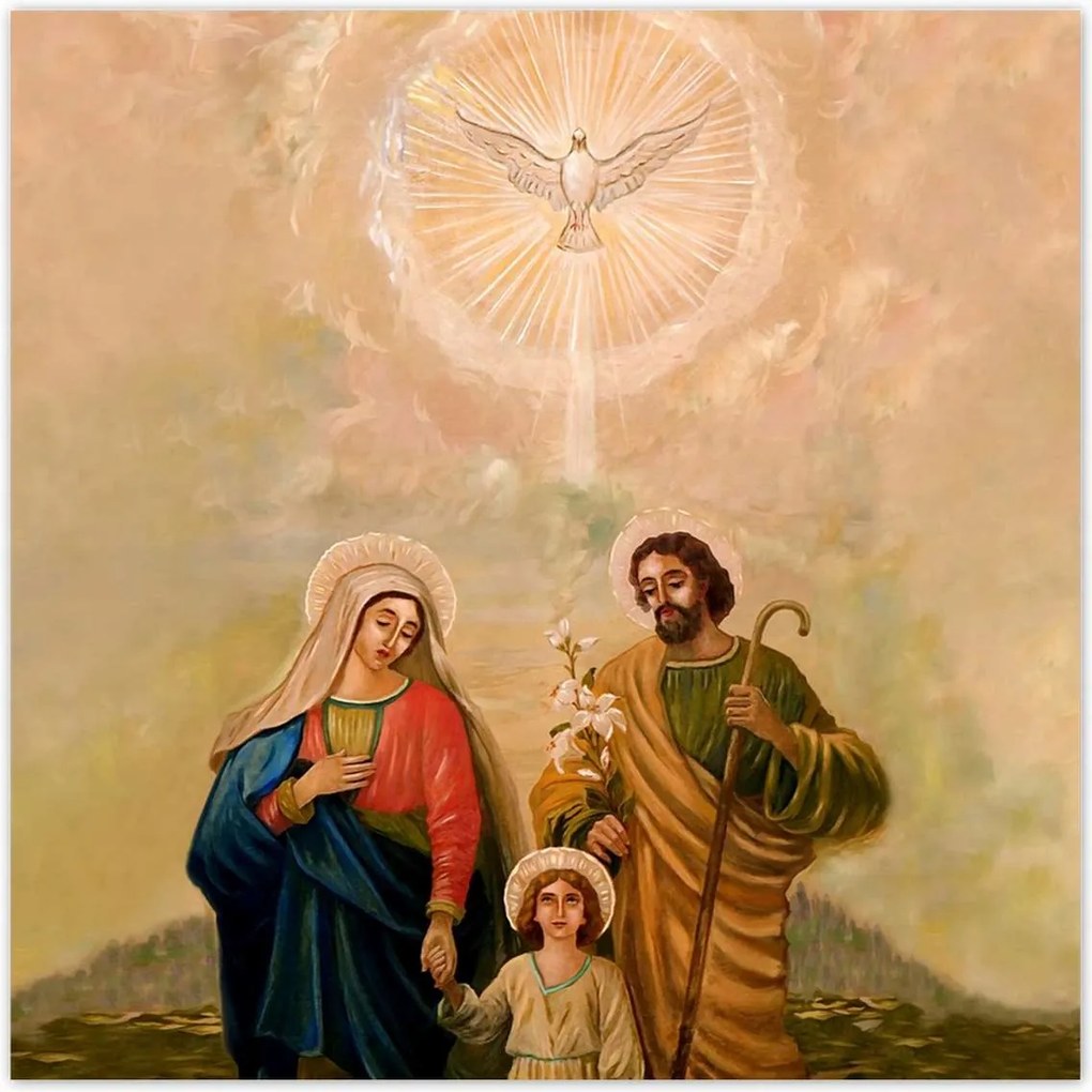 Poszterek 140x140 Szent Család József Mária