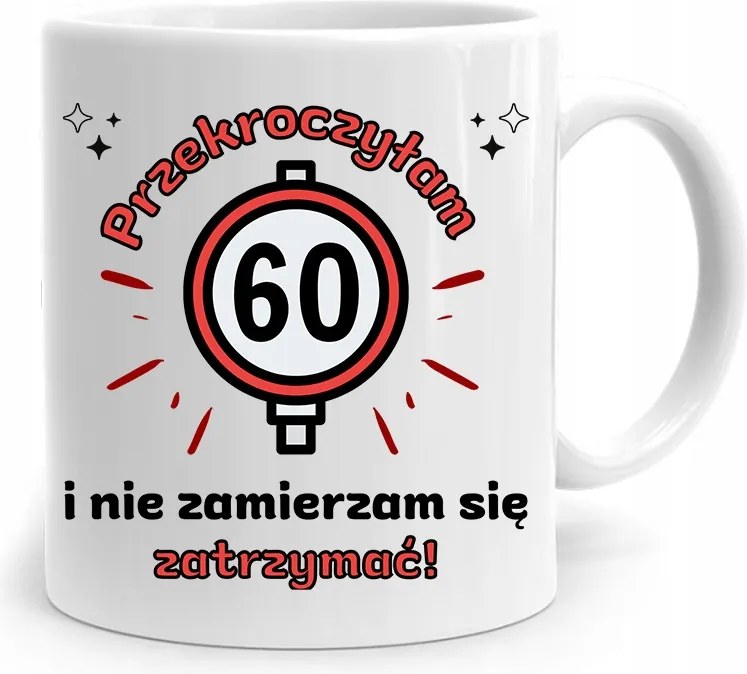 Bögre Tökéletes Ajándék Születésnapra 60 60-es 60-as évek fotónyomtatással