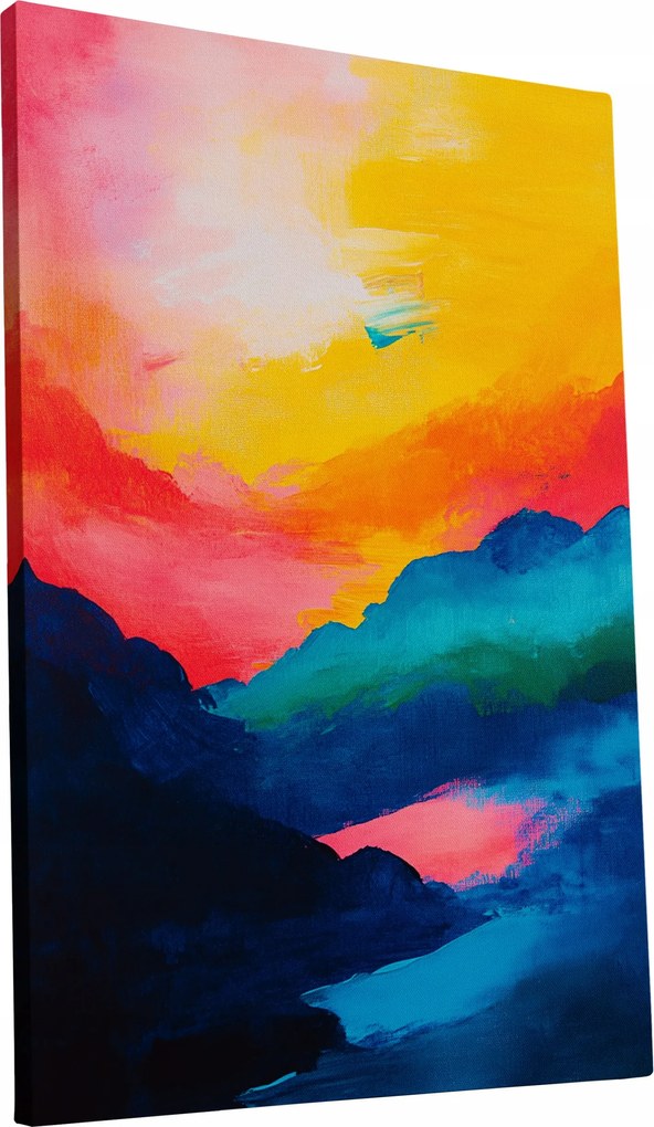 Vászonkép Színes Absztrakt Világos otthon nappali 50x70