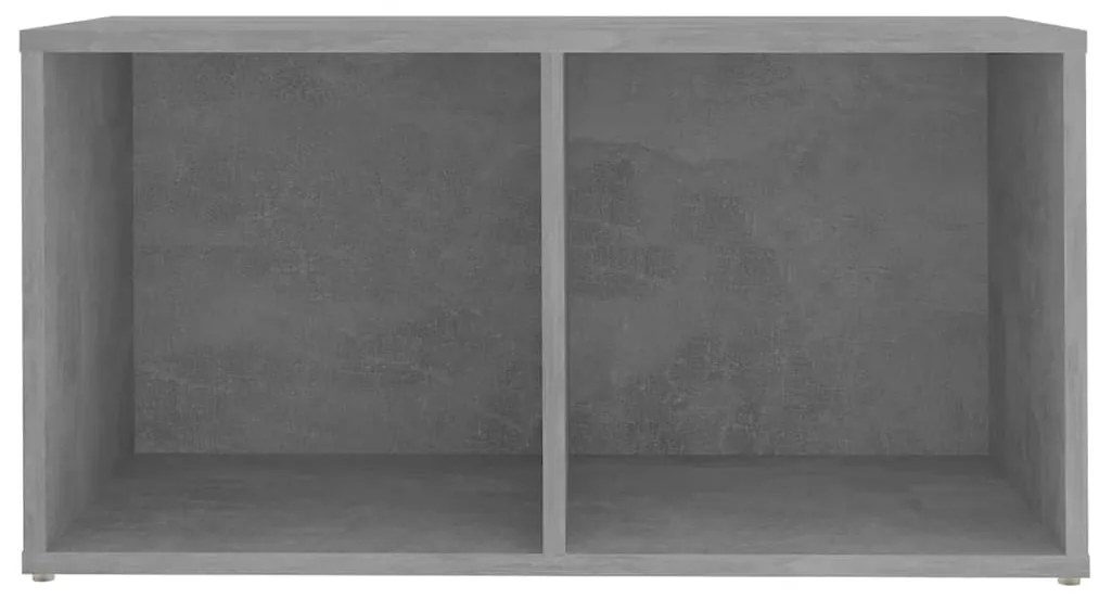 4 db betonszürke szerelt fa TV-szekrény 72 x 35 x 36,5 cm