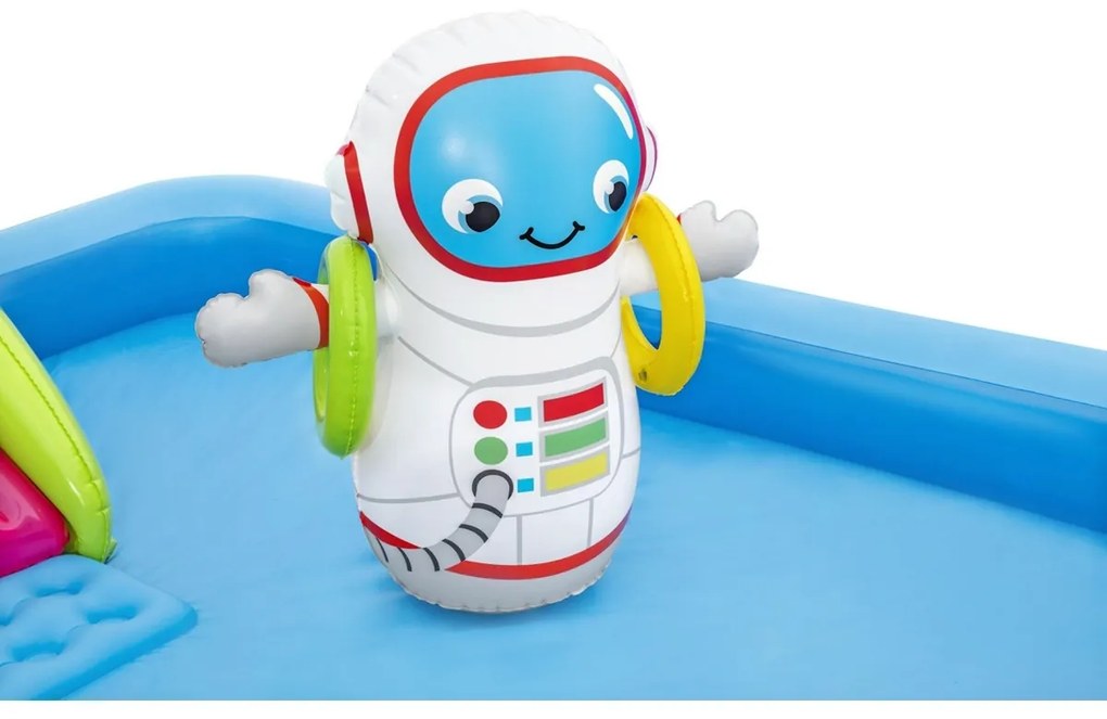 Bestway felfújható vízi játékközpont Little Astronaut, 228 x 206 x 84 cm