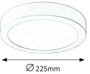 Rabalux 2660 - LED mennyezeti lámpatest LOIS LED/18W/230V