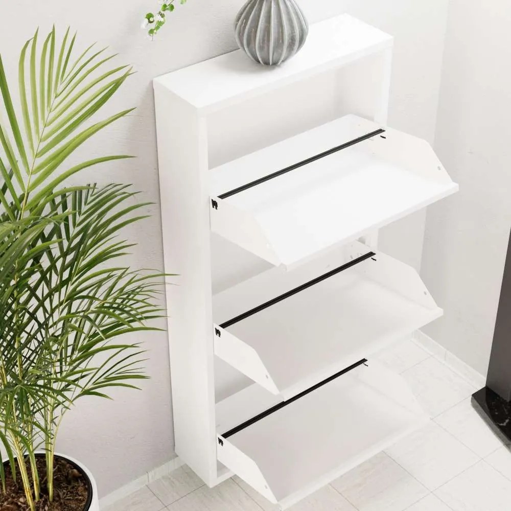 Cipősszekrény, fehér, 50 cm – TR159ORN1102