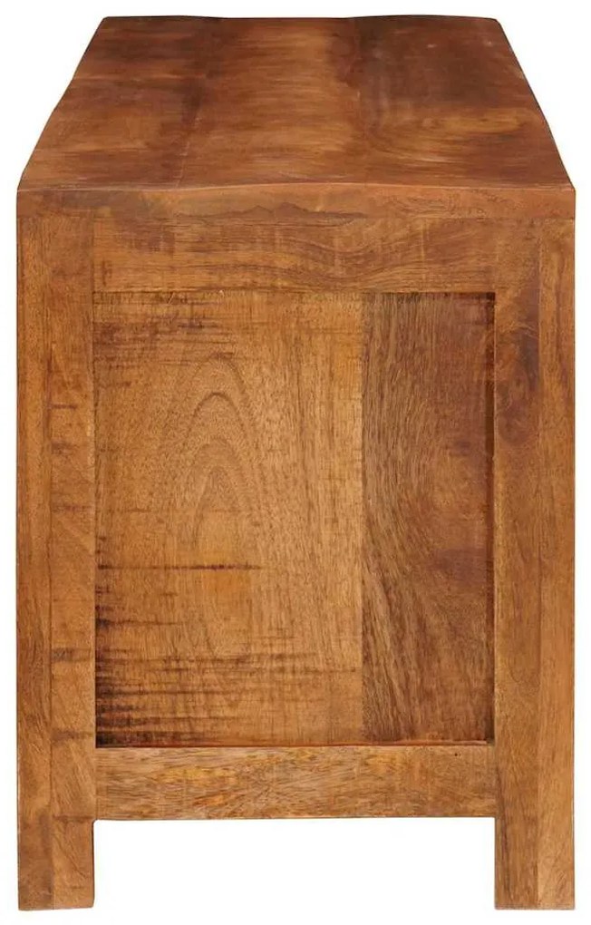 TV szekrény Barna 110 x 30 x 40 cm tömör mangófa