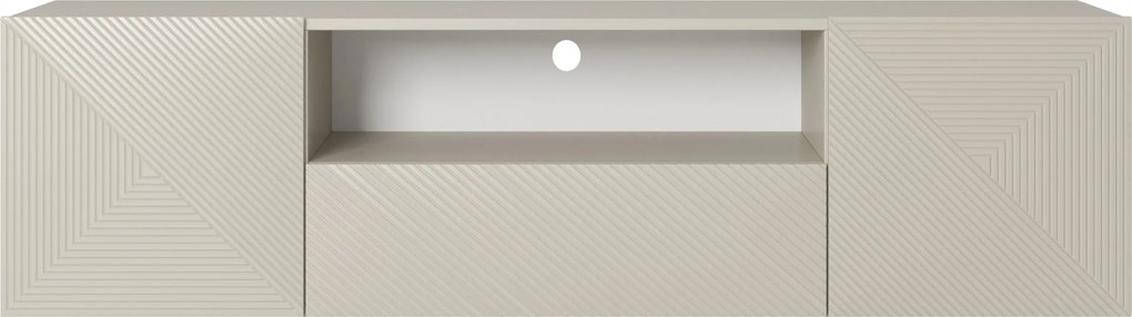 Asha függő TV szekrény, fiókkal és polcokkal - 167 cm - kasmír