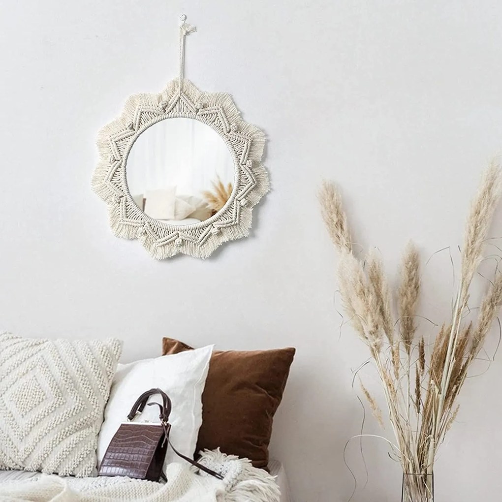 Boho fali tükör 50CM 322047