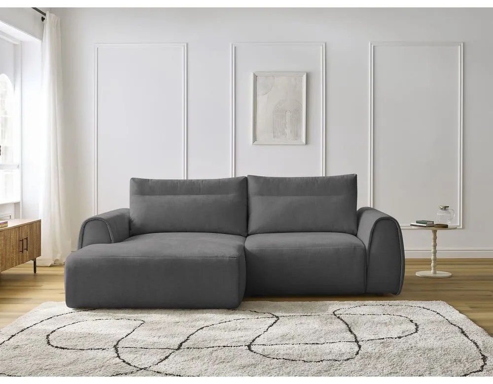 Szürke sarokkanapé Aden – Bobochic Paris