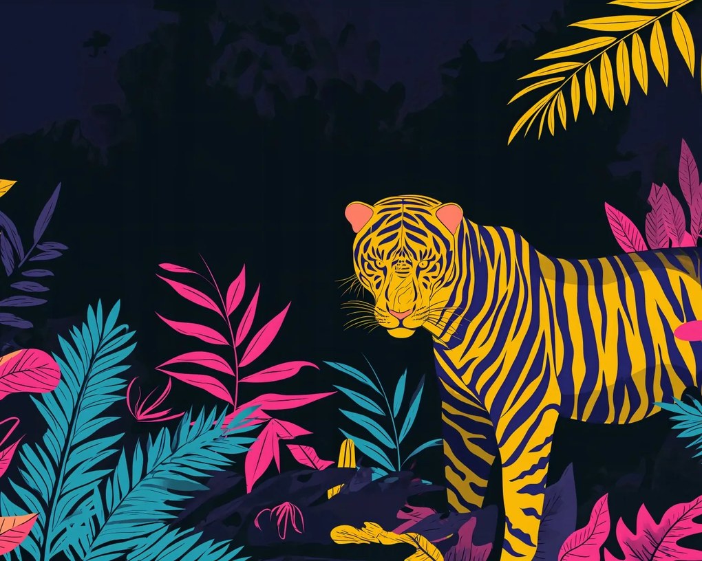 Poszter 50x40cm Tigris a szakadásban