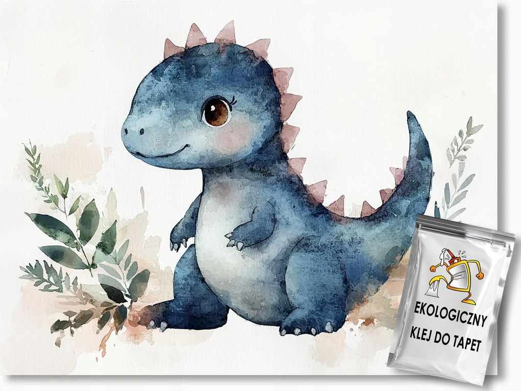 Fotótapéta Flizelina Akvarell Őstörténet Dinoszaurusz Dinopark 100x75 ragasztó