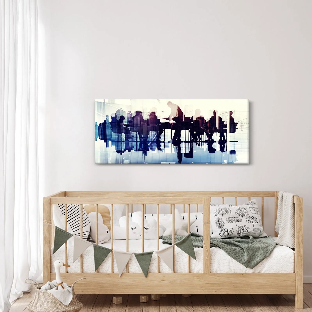 A zenészek képe (120x50 cm)