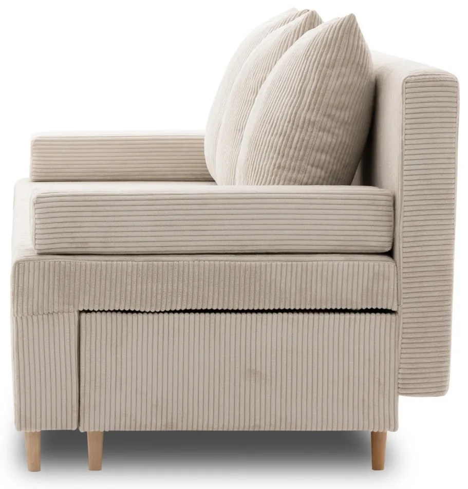 Fireze kanapé, kordbársony, bézs