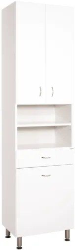 Keramia Pro fürdőszobaszekrény magas 50x192x33,3 cm fehér lesk PROV50K