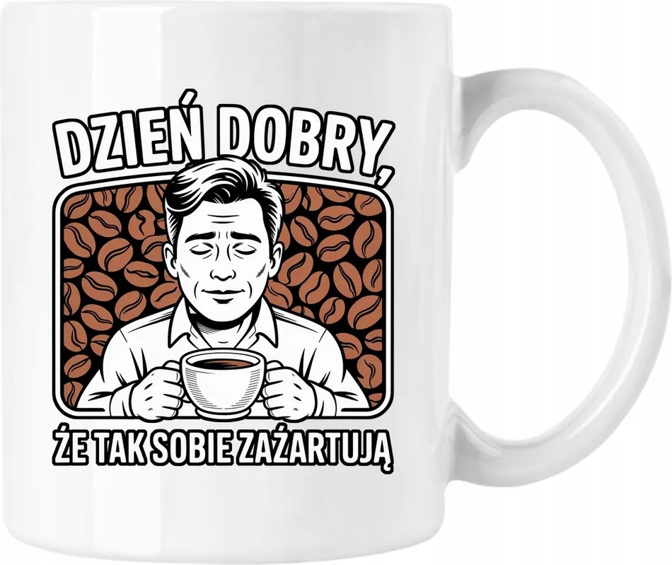 Bögre jó reggelt kávé 3 Fehér 330ml