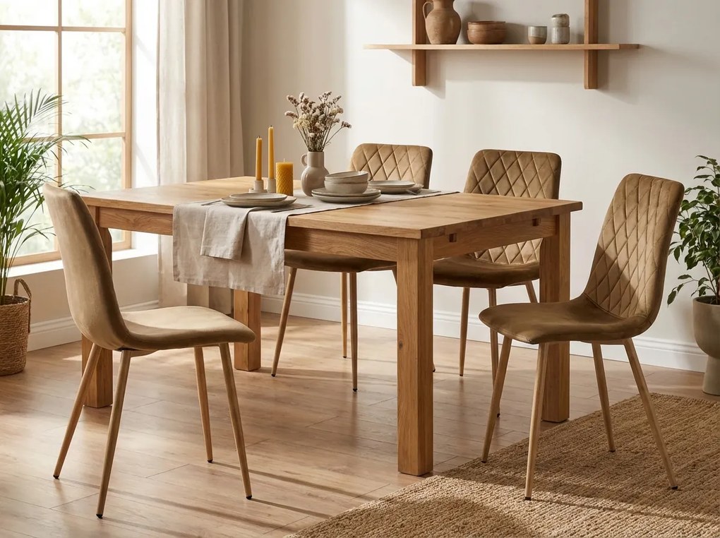 Barna bársonyszék TURIN