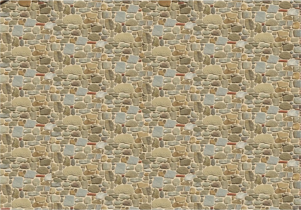 Flizelin fotótapéta Kő fal természetes kő loft 300x210 +ragasztó