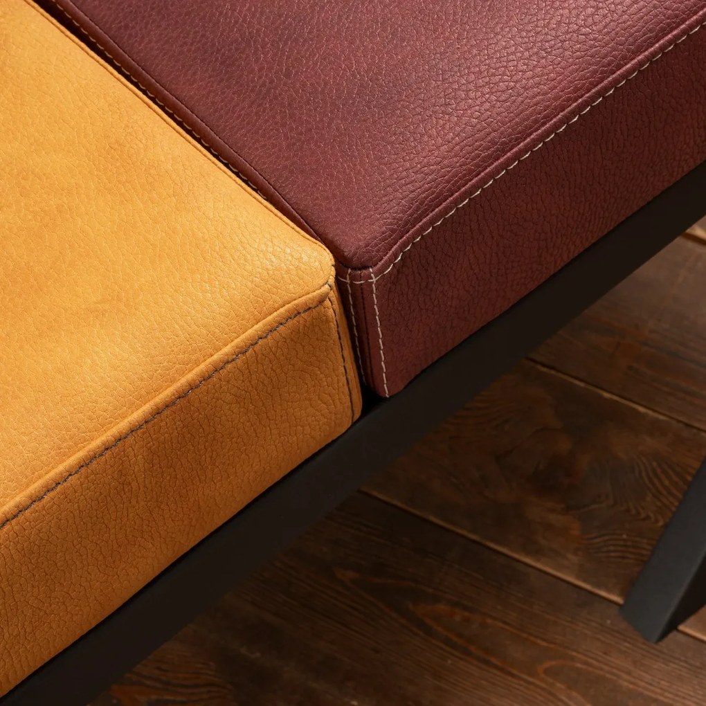 Brda pad Mustard és Claret Red