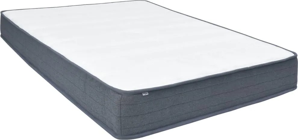 vidaXL dobozrugós ágymatrac közepes keménységű 200 x 160 x 20 cm