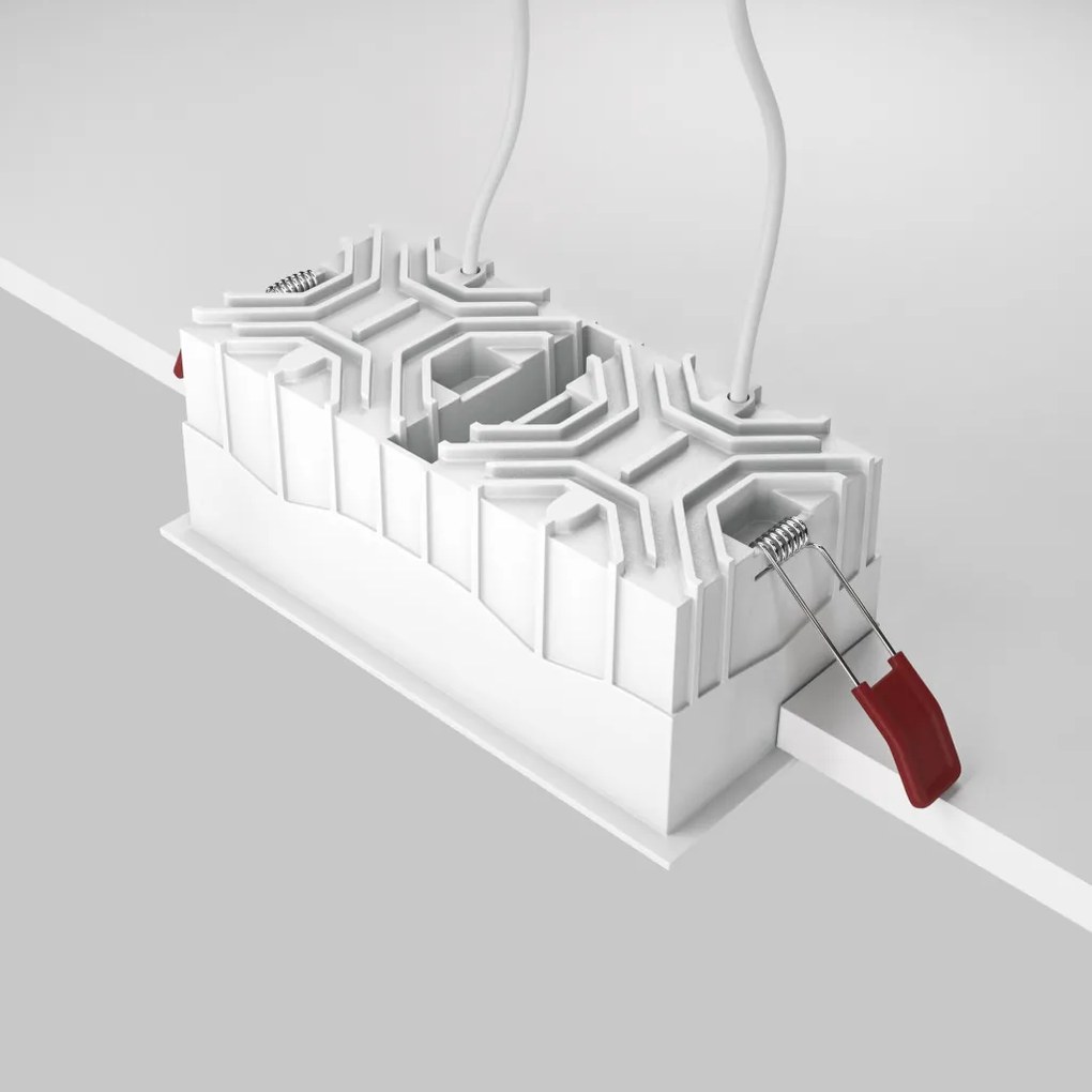 DL043-02-15W3K-D-SQ-W Alfa LED Alumínium Süllyesztett Lámpa Fehér Színű LED 30 W 3000 Kelvin 2250 Lumen IP20