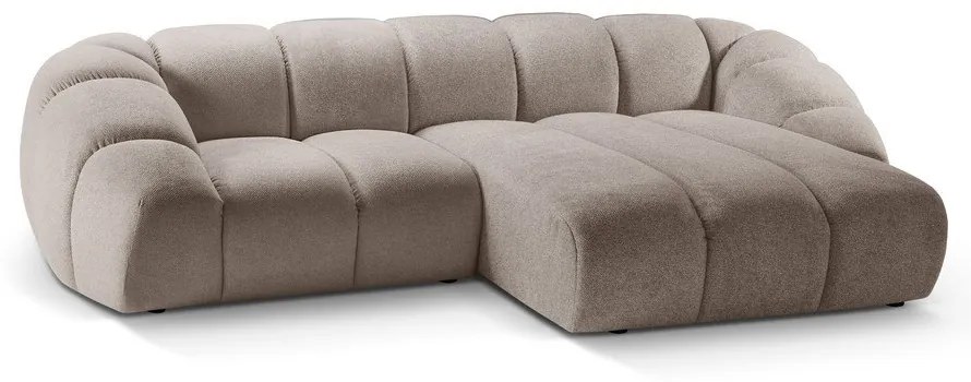 Bézs sarokkanapé (jobb oldali) Diana – Micadoni