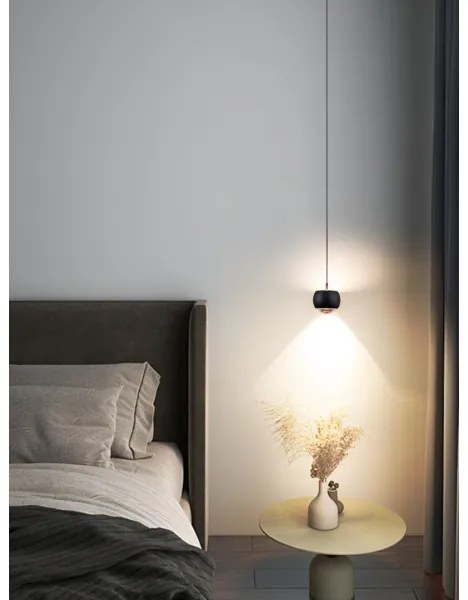 Immax NEO 07219L - LED dimmelhető DORMINE csillár 6W/230V matt fekete Tuya +DO