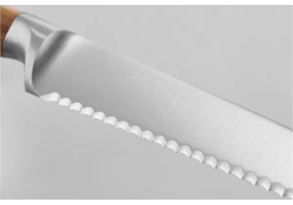 Wüsthof AMICI kenyérvágó kés 14 cm, olívafa markolat