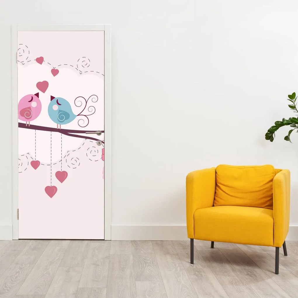 Fotótapéta ajtóra - A szerelem ideje (95x205cm)