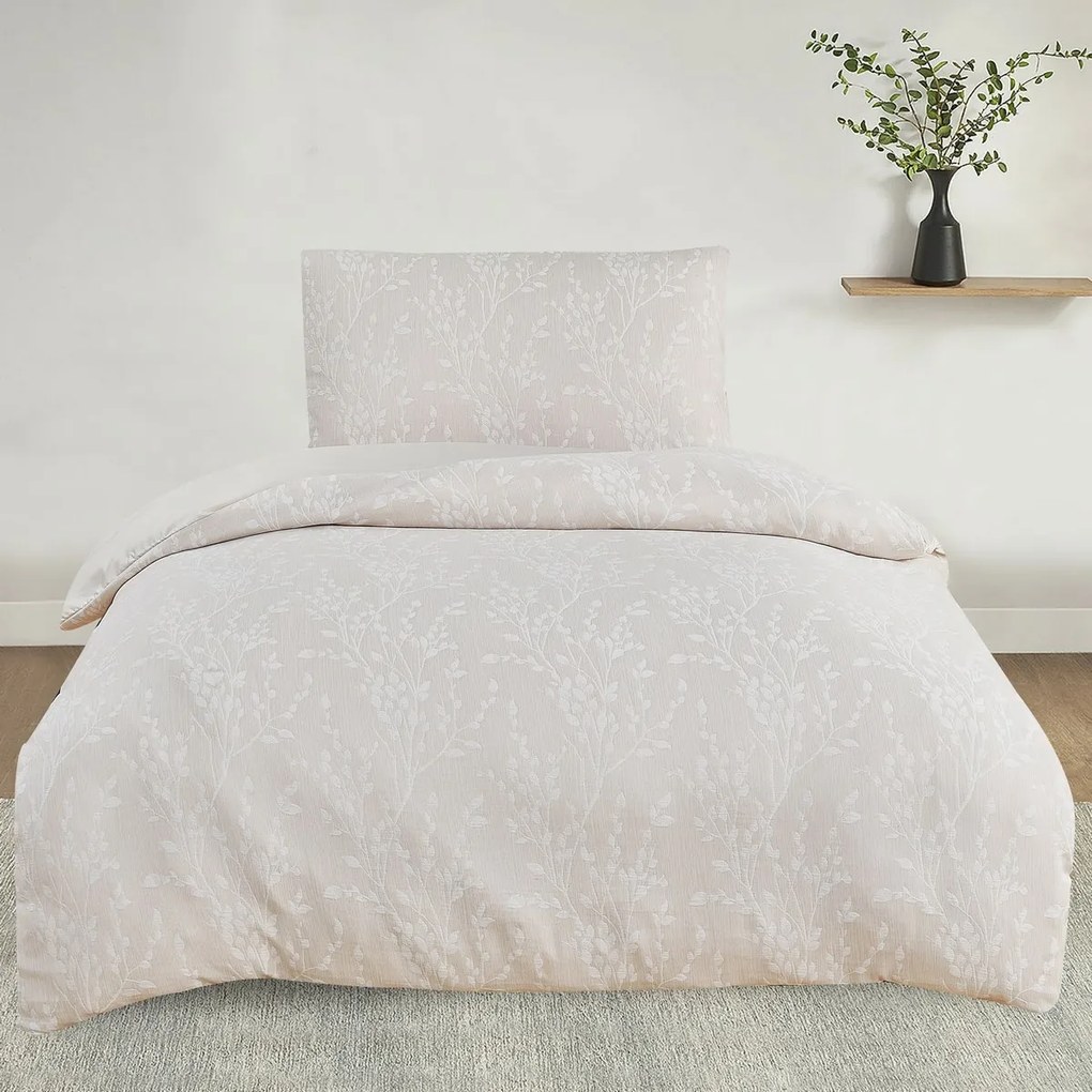 Alabama bézs színű jacquard ágynemű, 140 x 200 cm, 70 x 90 cm