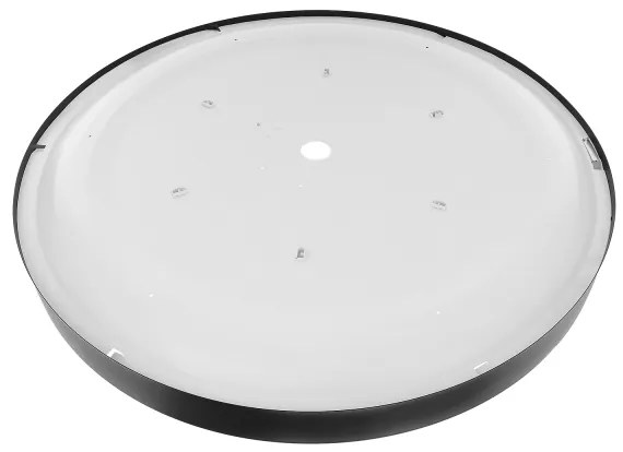 Mennyezeti lámpa érzékelővel CLEO 6xE27/24W/230V, átm. 80 cm, fekete