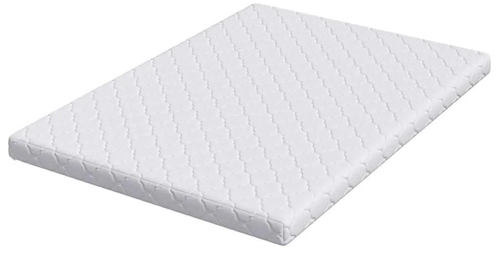 Matrac Kókuszréteggel Fehér 190 x 140 cm PU hab