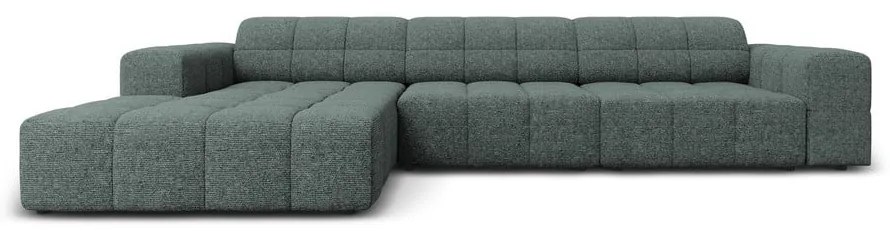 Türkiz sarokkanapé (bal oldali) Chicago – Cosmopolitan Design