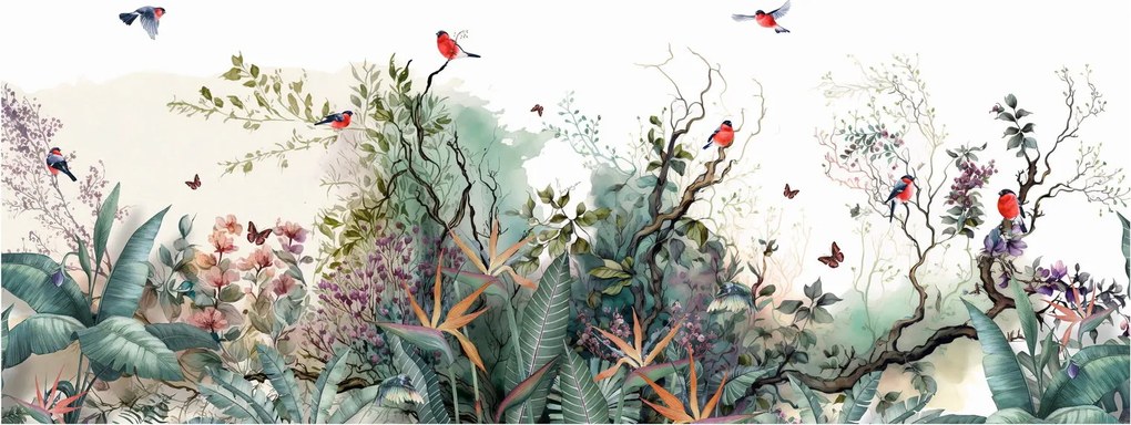 Kép - Természetes táj, akvárium (120x50 cm)