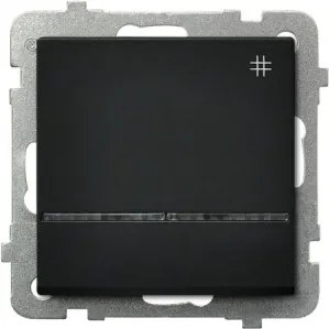 Ospel Sonata Keresztváltó Kapcsoló, Fekete Metál (ŁP-4RS/m/33)