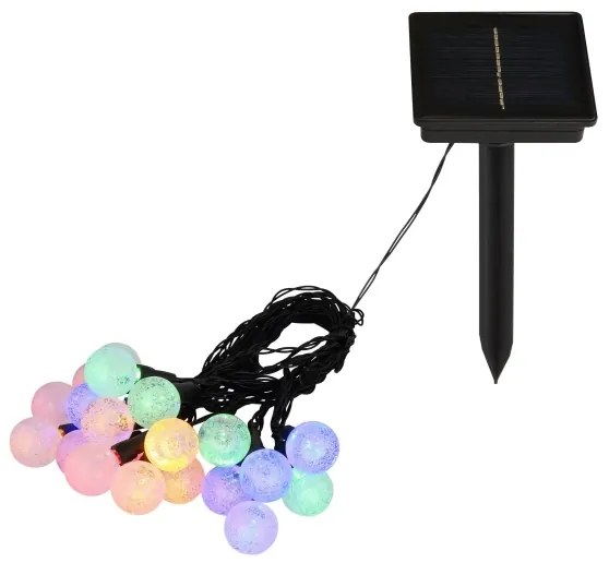 Globo 36352-20 - LED RGB Napelemes lánc 20xLED/0,06W/3V 770 cm IP44