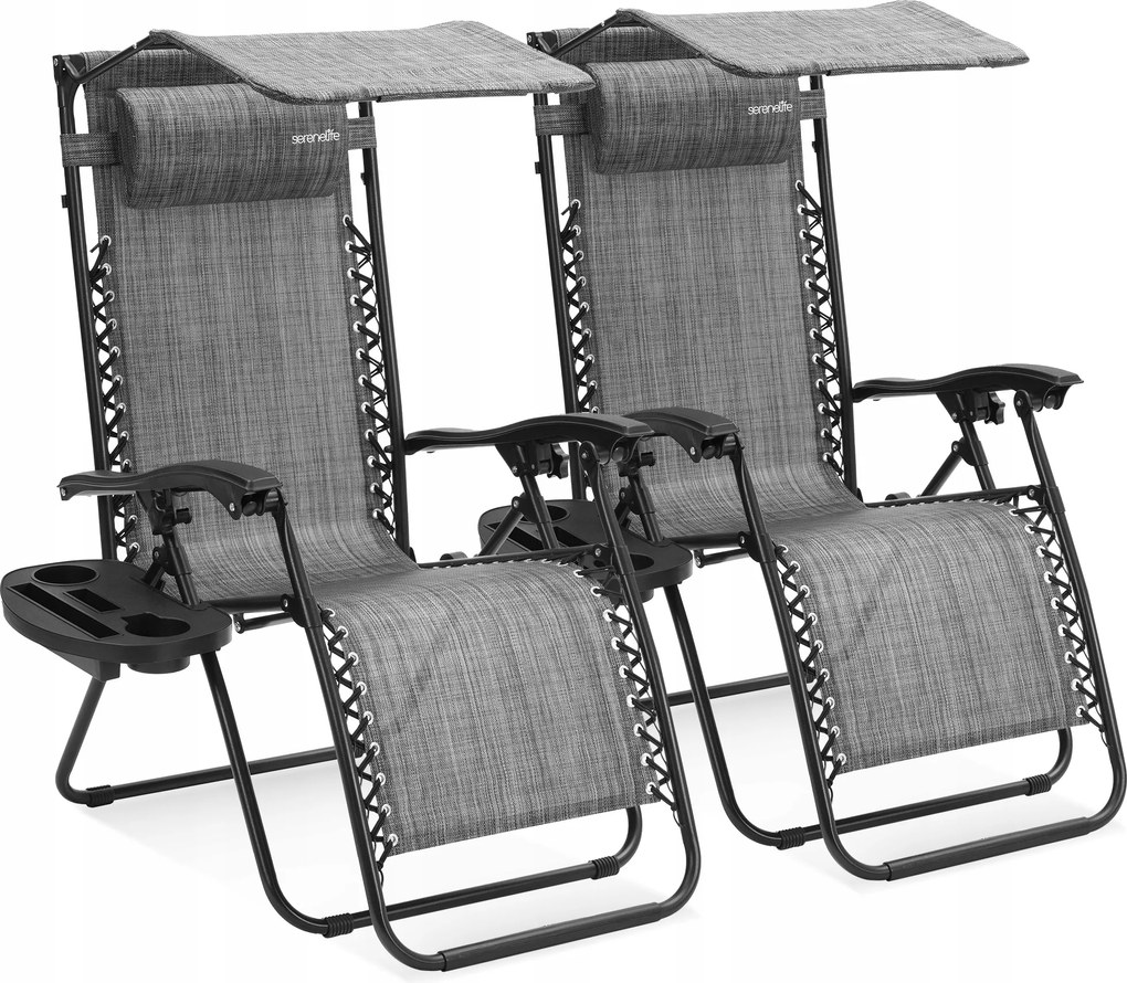 Kerti Székek Összecsukható Terasz Kemping Szett 2 Db