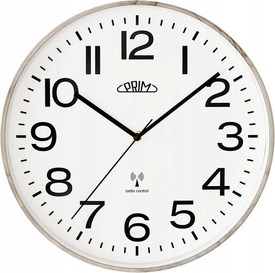 Rádióvezérelt Csendes Falióra Prim E01P.4273.9200 30 cm DCF77